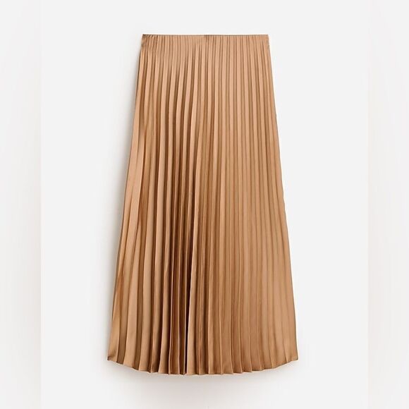 JCrew Gyneth Pleated Slip Skirt - Picture 5 of 10